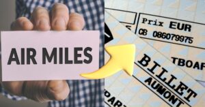 Air miles billet de train sncf