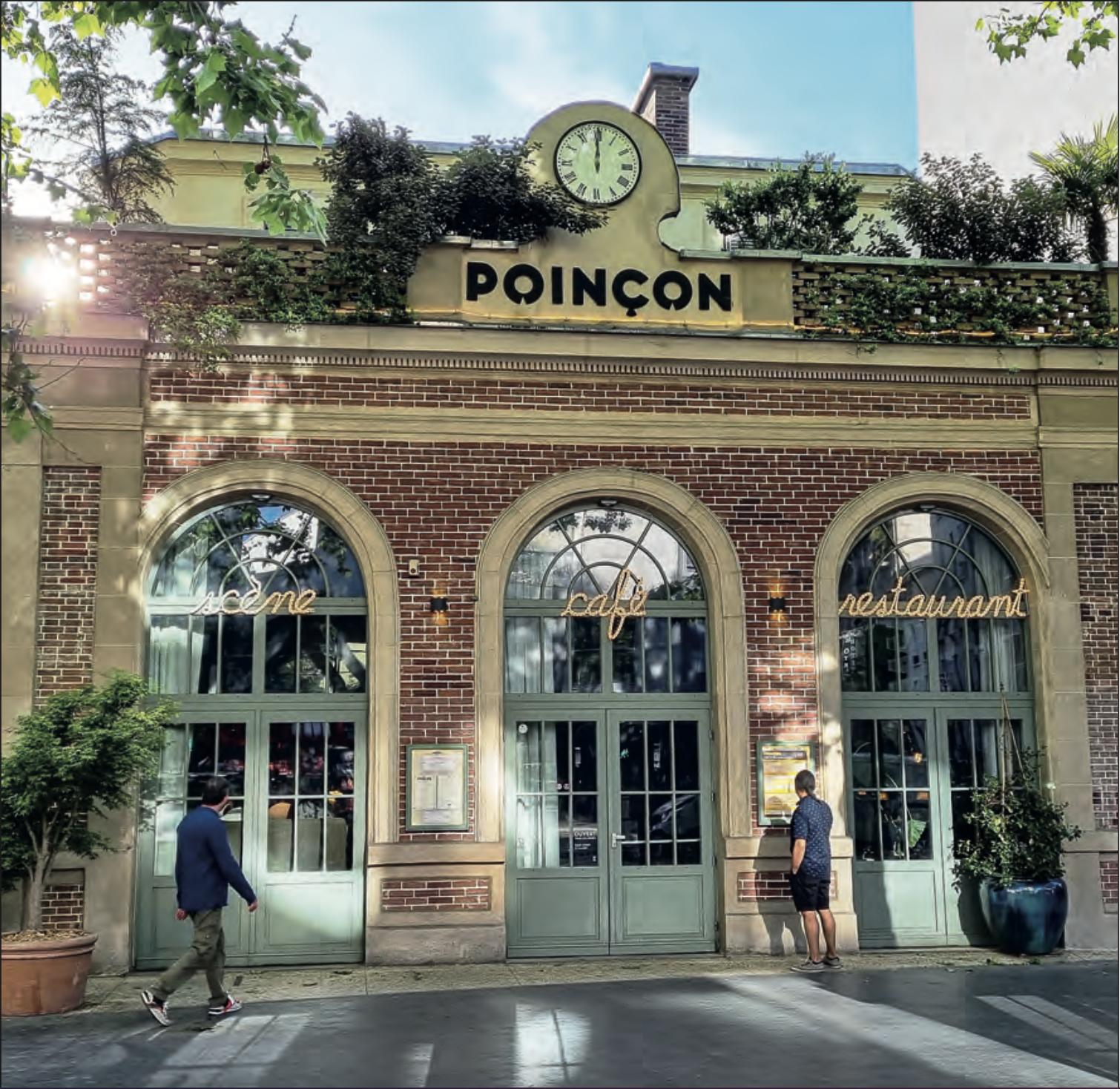 Le restaurant Poinçon.