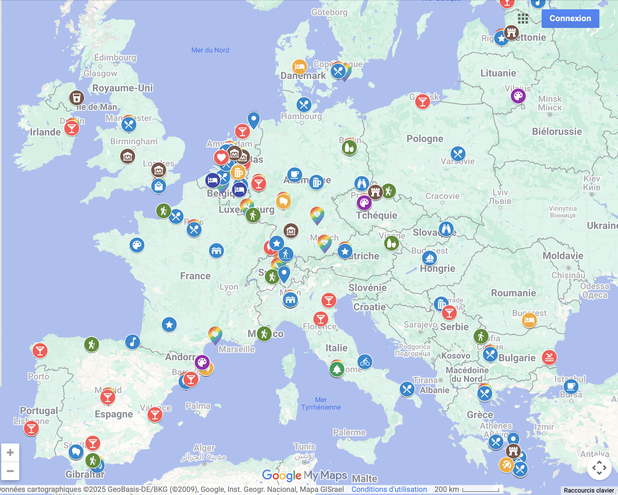 Carte des usagers Eurail