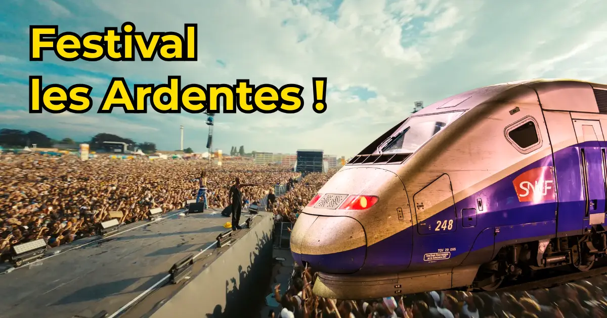 Festival les ardentes train