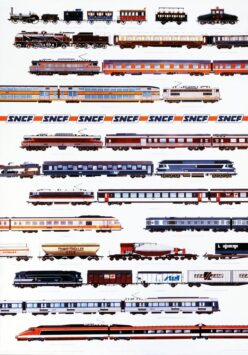Affiche matériel SNCF