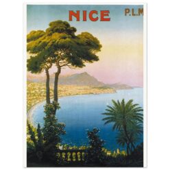 Nice corniche avec arbre