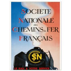 Affiche matériel SNCF